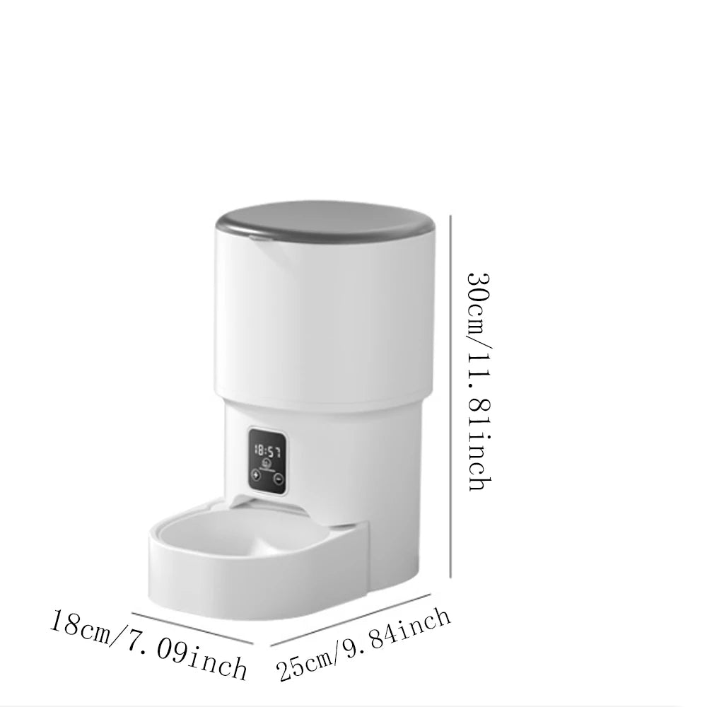 Smart Automatic Pet Feeder — WiFi & Button Control